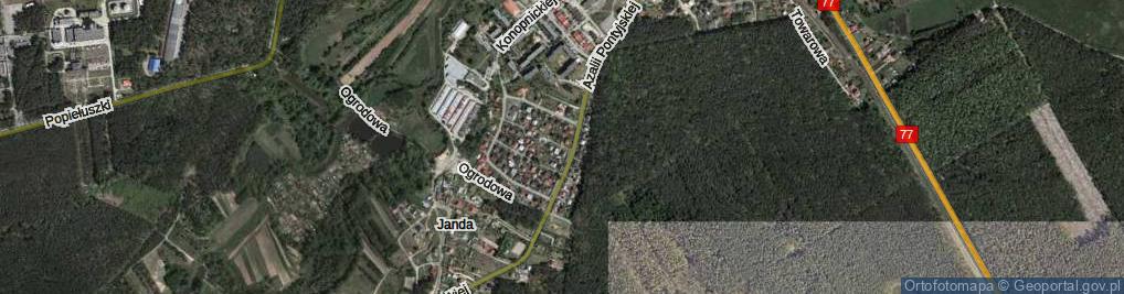 Zdjęcie satelitarne Żeromskiego Stefana ul.